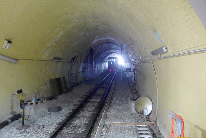 Cable Car tunnel. Image: WCC, 2014