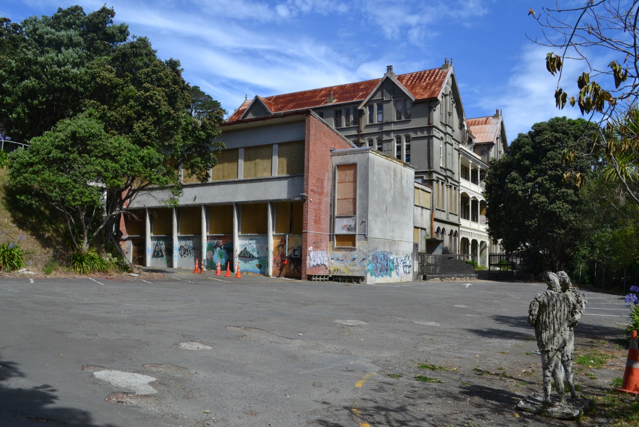 View of Main Building from north-west (Image: Charles Collins, 2015)