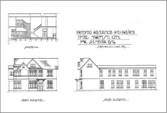 Original Plans dated to 1910, Wellington City Archive reference 00053:156:8638