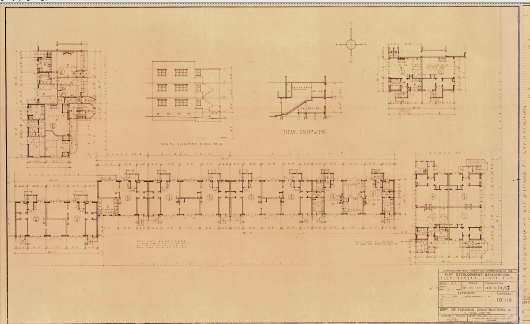 Ground floor plan. WCC archives ref 00044_0_213