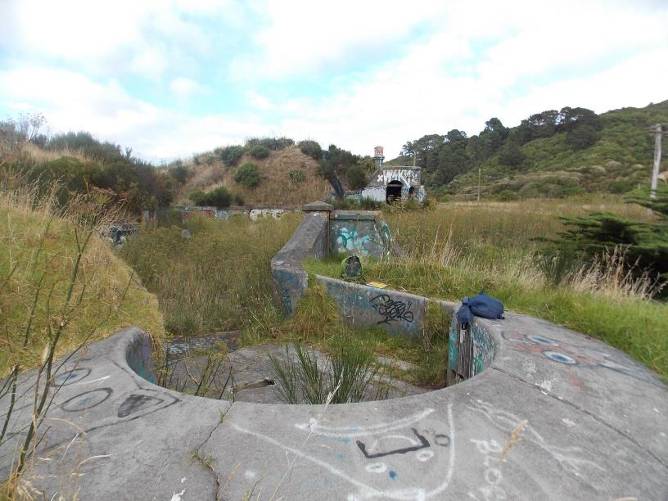 Quick firing (QF) 6-pounder emplacements. Image: WCC, 2014