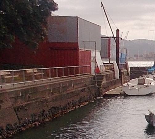 West Seawall (Herd Street). Image: WCC, 2014