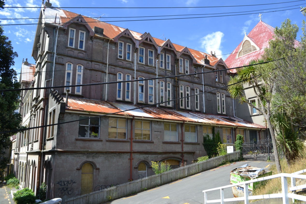View of Main Building and Chapel from the south-west (Image: Charles Collins, 2015)
