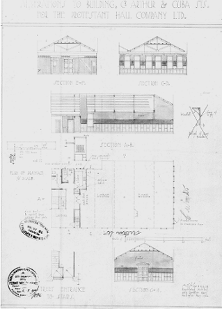 Alterations to 293-295 Cuba Street to convert warehouse to dance hall. Image: WCC Archives