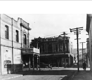 The Thistle Hall from Arthur Street (circa 1940s) Image: Wellington City Council Archives, file reference 00138:0:341