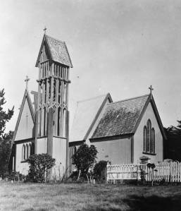 Creator unknown :Photograph of St Mary's Anglican church, Karori, Wellington. Ref: 1/2-002319-F. Alexander Turnbull Library, Wellington, New Zealand. http://natlib.govt.nz/records/22678585