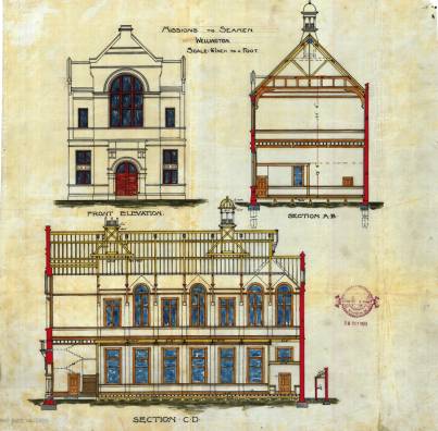 1903		Original Construction – Applicant: WL Thompson. Owner: Mission to Seamen. Architect: Crichton and McKay (WCC Archives reference 00053: 101: 5728)
