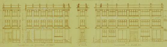 ‘Corner Victoria and Blair Street,’ 22 April 1907, 00053:135:7585, Wellington City Archives 
