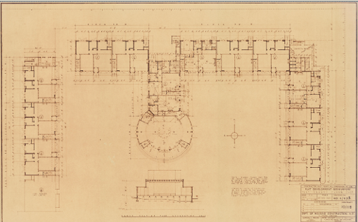 Ground floor plan. WCC archives ref 00044_0_213