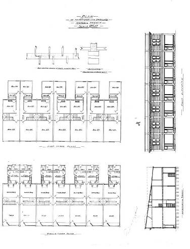 1901	Russell Terrace [250, 252, 254, 256, 258, 260, 262 Riddiford Street], seven shops and dwellings (WCC Archives reference 00053:74:4451)  