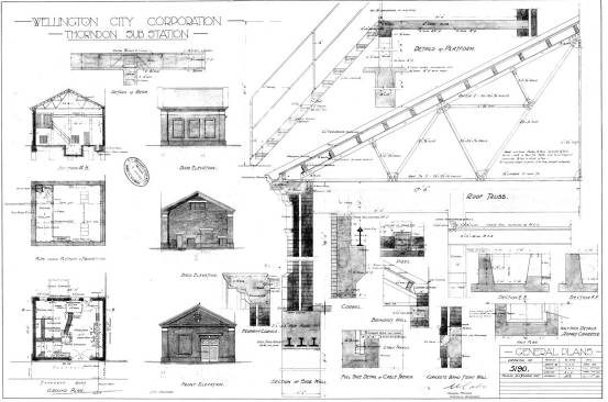 1925 Original plans - WCC Archives reference 00055: 48: A4499-001