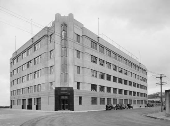 Herd Street Post Office building, Wellington. Anscombe, Edmund, 1874-1948 :Photographs of plans, drawings and completed buildings. Ref: 1/1-039298-G. Alexander Turnbull Library, Wellington, New Zealand. http://natlib.govt.nz/records/23245486