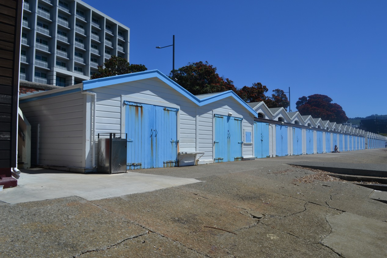 The former Te Aro Sailing Club Sheds (Image: WCC - Charles Collins, 2015)