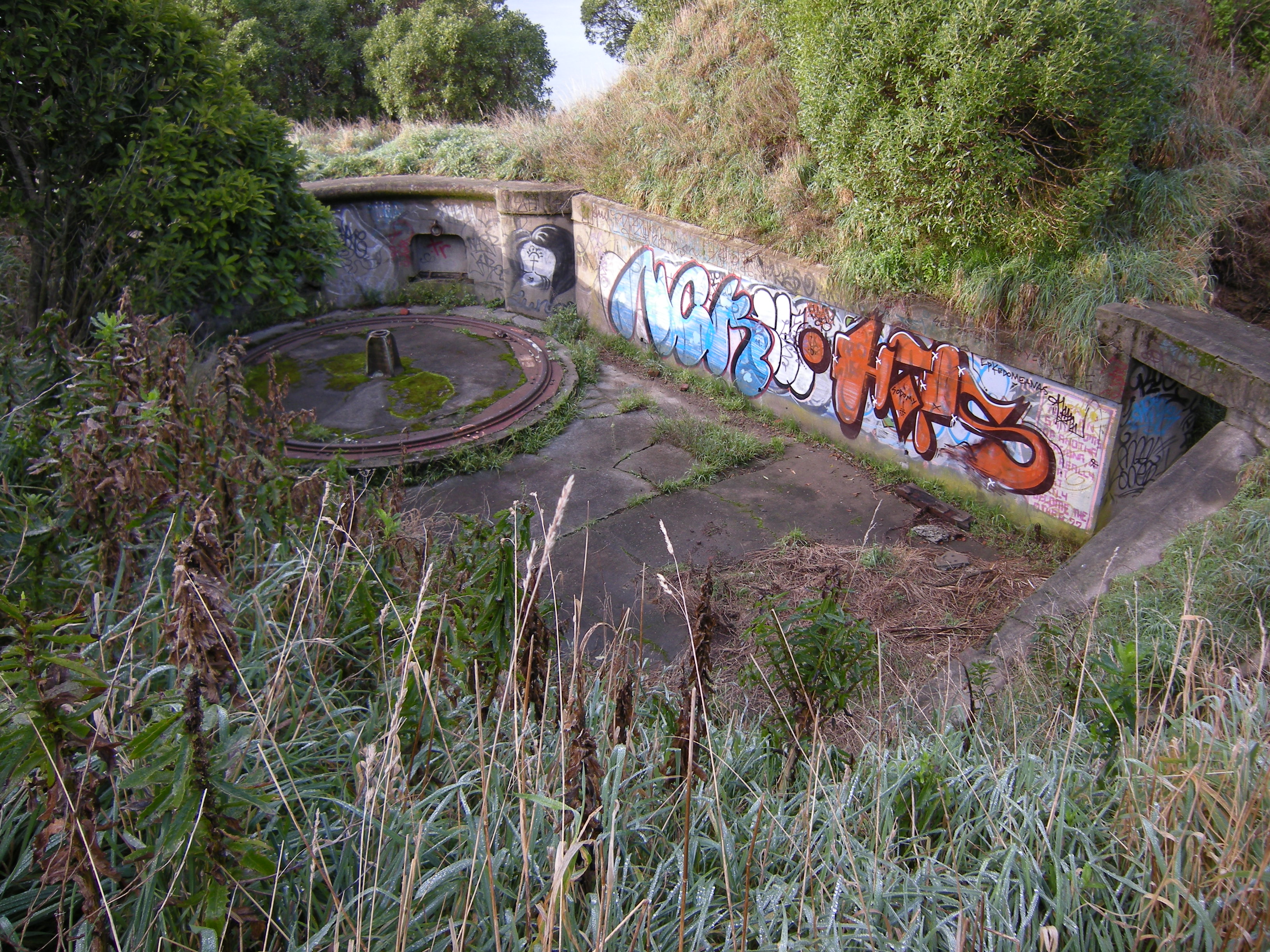 Gun emplacement. Image: WCC, 2012