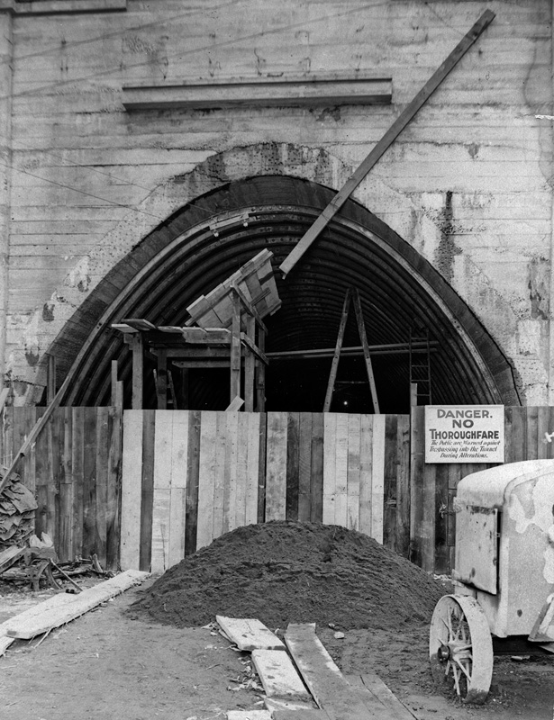 Tunnel elevation. WCC Archives reference 00157_1_047